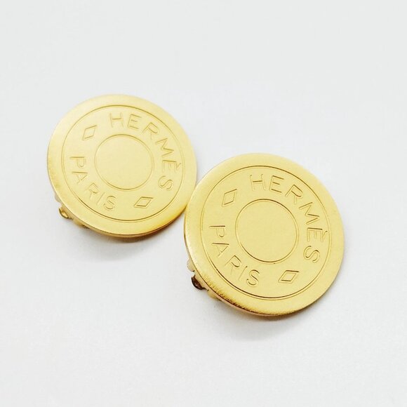 Hermes Earring Gold 300-073125 - Picture 1 of 9